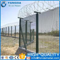 Easy installation hot sale galvanized 358 high security security fence for airport